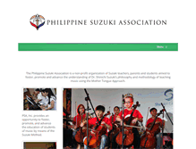 Tablet Screenshot of philippinesuzuki.org